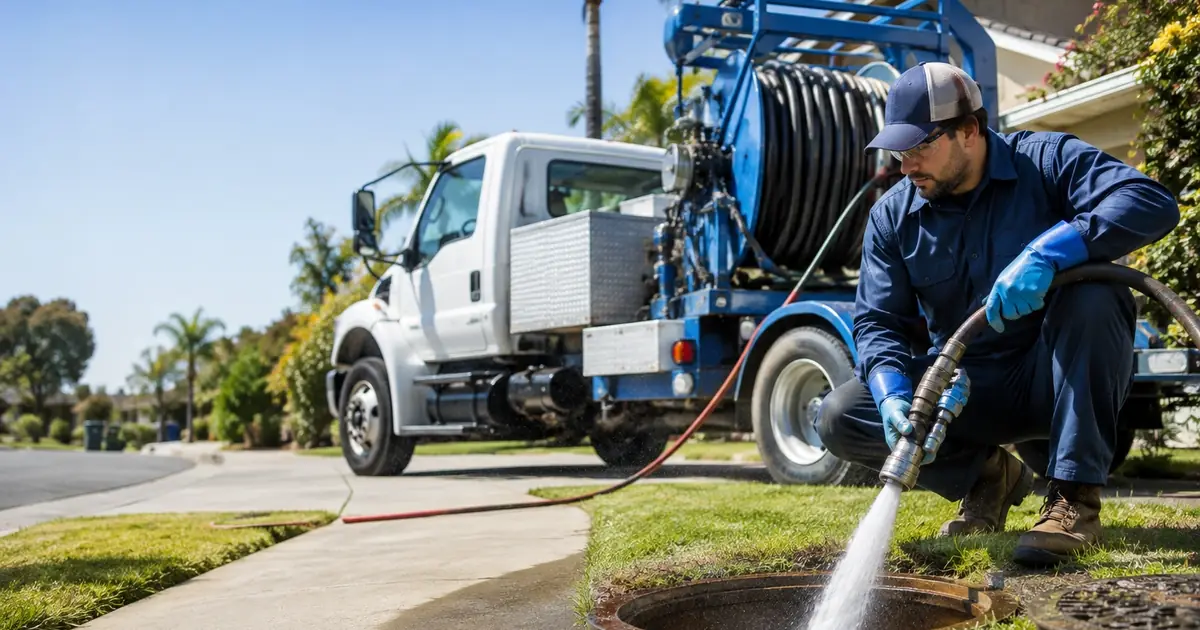 Hydro jet sewer cleaning Goshen