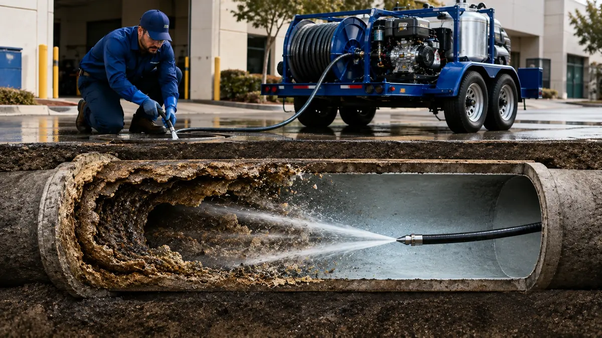 Sewer Pipe Descaling in Goshen